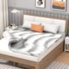 BedsPick Mattress Topper Twin XL Memory Foam, 3 Inch Mattresses Pad Extra Long Twin Charcoal Infused, Soft College Dorm Bed Toppers, CertiPUR-US and Oeko-Tex Standard 100 Certified - Image 2