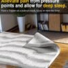 BedsPick Mattress Topper Twin XL Memory Foam, 3 Inch Mattresses Pad Extra Long Twin Charcoal Infused, Soft College Dorm Bed Toppers, CertiPUR-US and Oeko-Tex Standard 100 Certified - Image 7