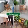 2 Step Wood Stool, Wooden Step Stools for Adults and Kids 250 LBS, Toddler Step Stool Kitchen Helper, Bathroom Stool, Bed Step Stools, Easy to Assemble - Image 3