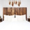 Barn Walls Foxy Brown Headboard, Country Design, Solid Wood Headboard, Floating Panels, Wall Mount, Adjustable Height, Easy Assembly, Twin Size - Image 5