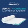 Tempur-Pedic TEMPUR-Adapt + Cooling 3-Inch King Mattress Topper Medium Luxury Premium Foam, Washable Cover, Medium Cooling Topper,white - Image 3