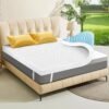 3 Inch Gel Memory Foam Mattress Topper Twin XL Size, High Density Ventilated Memory Foam Bed Mattress Topper for Back Pain,Non-Slip Design with Removable Bamboo Cover - Image 2