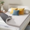 Subrtex 3 Inch Memory Foam Mattress Topper Twin XL Size for College and Dorm, Breathable Gel Infused, Bed Toppers with Removable & Washable Cover - Image 2