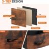 Sweetcrispy End Table with 2 Drawers for Bedroom, Small Bedside Nightstand, Storage Organizer Furniture, Fabric Cabinet Wood Top, Lightweight, Mini Dresser for Clothes, Closet, Dorm, 20" Height - Image 6