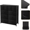 AZL1 Life Concept 10, Wide Fabric Storage and Organization, Bedroom Dresser, Chest of Drawers for Living Room, Matte Black - Image 5