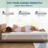 3 Inch Gel Memory Foam Mattress Topper Twin XL, Cooling Bed Topper with Removable Cover, Soft & Pain Relief & Breathable, CertiPUR-US & Oeko-Tex Certified - Image 4