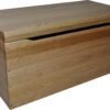 36” Wooden Storage Chest – Handmade Amish Hope Chest – Storage Trunk w/Anti-Slam Hinges – Solid Wooden Chest w/Handles – Clothing, Keepsake & Blanket Chest (Oak Wood, Natural Stain, 36”) - Image 3