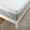 Twin Mattress Topper, 4-Inch Memory Foam Mattress Topper with Bamboo Cover, Dual Layer Bed Topper for Single Bed, Day Bed - Image 5