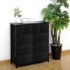 AZL1 Life Concept 10, Wide Fabric Storage and Organization, Bedroom Dresser, Chest of Drawers for Living Room, Matte Black - Image 4