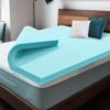 2 Inch Twin XL Memory Foam Mattress Topper, Single XL Foam Mattress Topper for College Dorm, College Dorm Essentials, Twin Extra Long XL Gel Infused Soft Foam Mattress Pad for College Dorm Single Bed - Image 2