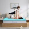 2 Inch Twin XL Memory Foam Mattress Topper, Single XL Foam Mattress Topper for College Dorm, College Dorm Essentials, Twin Extra Long XL Gel Infused Soft Foam Mattress Pad for College Dorm Single Bed - Image 9
