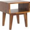 Acacia Serena Nightstand/End Table Solid Wood Bed Side Table for Bedroom Living Room College Dorm (Caramel) - Image 5