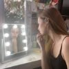 Vanity Mirror with Lights，Hollywood Lighted Makeup Mirror with 3 Color Modes and 9 Dimmable Diamond LED Light Bulbs Detachable 10X Magnification 360° Rotation Touch Control - Image 7