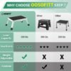 Adjustable Folding One Step Stools for Adults, Heavy Duty Metal Step Stool for Kids/Seniors, Foldable Camper/RV Step Stool, Portable Small Stepping Stool for College Dorm Bed/Kitchen/Car by OOSOFITT - Image 5