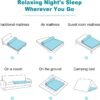3 Inch Memory Foam Mattress Topper Cooling Gel Infused Twin Mattress Toppers with Removable Breathable Cover (Twin, 3 Inch) - Image 8