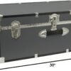 30 in. Seward Explorer Trunk with Wheels & Lock Gray - Image 3