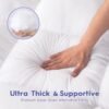 ABENE Mattress Topper for Back Pain Relief Twin XL, Extra Thick Mattress Pad Pillowtop, Soft Mattress Protector Cover with 8"-21" Deep Pocket, College Dorm Essential (White, Twin XL) - Image 7