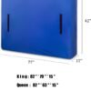 Twin Mattress Bag with 8 Handles, Zipper Closure for Moving and Storage, Blue - Image 3