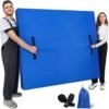 Twin Mattress Bag with 8 Handles, Zipper Closure for Moving and Storage, Blue - Image 2