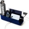 Squirrel-Bedside Perch, Floating Organizer with USB-C & A Charging Ports, Sturdy, Easy to assemble, Bedside Caddy & Nightstand,Blue - Image 3