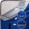 Twin Mattress Bag with 8 Handles, Zipper Closure for Moving and Storage, Blue - Image 5