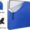 Twin Mattress Bag with 8 Handles, Zipper Closure for Moving and Storage, Blue - Image 7