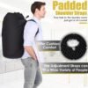 Backpack Laundry Bag, 115L Laundry Bag Heavy Duty Extra Large, Sturdy Laundry Backpack, Portable Laundry Bag with Straps, Laundry Bag Backpack for College Dorm, Apartment, Laundromat - Image 5