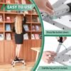 Adjustable Folding One Step Stools for Adults, Heavy Duty Metal Step Stool for Kids/Seniors, Foldable Camper/RV Step Stool, Portable Small Stepping Stool for College Dorm Bed/Kitchen/Car by OOSOFITT - Image 6
