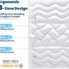 BDEUS Twin XL Mattress Topper, Mattress Protector for College Dorm, Breathable Dorm Bed Topper with Deep Pocket, College Dorm Room Essentials, Extra Long Twin Mattress Pad - 39"x80" White - Image 4