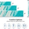 4 inch Memory Foam Mattress Topper Twin XL for College and Dorm, Gel Infused Memory Foam Mattress Pad for Pressure Relief, 38x80 Inches - Image 4