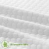 Twin XL Mattress Topper Cover 1-2 Inch, Removable Viscose Made from Bamboo Zippered Cover for Latex Mattress Topper, Twin Extra Long Mattress Topper Protector with Straps - Image 3