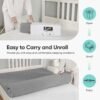 2 inch Twin XL (39"x80") Gel Memory Foam Mattress Topper Ventilated Soft Mattress Pad, Bed Topper, CertiPUR-US Certified, Twin XL Size, Gray - Image 10