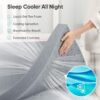 2 inch Twin XL (39"x80") Gel Memory Foam Mattress Topper Ventilated Soft Mattress Pad, Bed Topper, CertiPUR-US Certified, Twin XL Size, Gray - Image 6