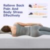 ABENE Mattress Topper for Back Pain Relief Twin XL, Extra Thick Mattress Pad Pillowtop, Soft Mattress Protector Cover with 8"-21" Deep Pocket, College Dorm Essential (White, Twin XL) - Image 6