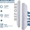 BDEUS Twin XL Mattress Topper, Mattress Protector for College Dorm, Breathable Dorm Bed Topper with Deep Pocket, College Dorm Room Essentials, Extra Long Twin Mattress Pad - 39"x80" White - Image 10