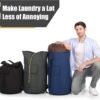 Backpack Laundry Bag, 115L Laundry Bag Heavy Duty Extra Large, Sturdy Laundry Backpack, Portable Laundry Bag with Straps, Laundry Bag Backpack for College Dorm, Apartment, Laundromat - Image 7