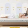 [Twin XL] Mattress Topper, 3" Mattress Topper Twin Extra Long, Memory Foam Mattress Topper Twin XL for College Dorm with Removable Cover and Straps, Gold - Image 4