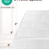 [Twin XL] Mattress Topper, 4" Mattress Topper Twin Extra Long, Memory Foam Mattress Topper Twin XL for College Dorm with Removable Cover and Straps, Dark Grey - Image 6