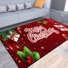 6' X 9' Christmas Rug Merry Xmas Door Mat Non-Slip Indoor Outdoor Front Door Doormat Living Room Bedroom Entrance Rug Happy Xmas Home Festive Decoration - Image 6