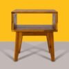 Acacia Serena Nightstand/End Table Solid Wood Bed Side Table for Bedroom Living Room College Dorm (Caramel) - Image 2