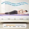 2 Inch Mattress Topper Twin XL(39"×80"), Cooling Gel Infused Bed Toppers for Twin Size Bed, Soft Mattress Pads for Sleeper Sofa, RV, Camper, CertiPUR-US Certified, Purple - Image 6