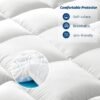 Twin XL Memory Foam Mattress Topper - 3 Inch Dual Layer Mattress Pad for College Dorm - 2 Inch Cooling Gel Memory Foam Plus 1 Inch Pillow Top Cover - Ultra Soft Support for Back Pain - Image 7