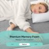 2 inch Twin XL (39"x80") Gel Memory Foam Mattress Topper Ventilated Soft Mattress Pad, Bed Topper, CertiPUR-US Certified, Twin XL Size, Gray - Image 7