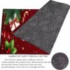 6' X 9' Christmas Rug Merry Xmas Door Mat Non-Slip Indoor Outdoor Front Door Doormat Living Room Bedroom Entrance Rug Happy Xmas Home Festive Decoration - Image 4