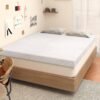 [Twin XL] Mattress Topper, 4" Mattress Topper Twin Extra Long, Memory Foam Mattress Topper Twin XL for College Dorm with Removable Cover and Straps, Dark Grey - Image 2