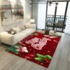 6' X 9' Christmas Rug Merry Xmas Door Mat Non-Slip Indoor Outdoor Front Door Doormat Living Room Bedroom Entrance Rug Happy Xmas Home Festive Decoration - Image 3