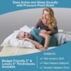 7 Zone Green Natural Organic Latex Mattress Topper Twin XL Size - 3 inch - Medium Firmness - GOLS Certified Latex Foam Bed Pad for College Dorm Room Durable and Breathable Zonal Support - Image 4