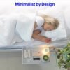 BedShelfie Bedside Shelf, Bunk Bed & Top Bunk, College Dorm Room Essentials, Clip On Nightstand, Bed Side Table Tray Organizer, Dorm Room Decor, College Dorm Essentials - Cable Catch, White - Image 9
