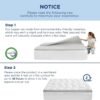 Bedsure Twin XL 4.5 Inch Memory Foam Mattress Topper for College Dorm, Dual Layer 2.5" Gel Memory Foam and 2" Waterproof Mattress Pad Dorm Room Essential, Extra Long Twin Pillow Top for Back Pain - Image 8