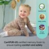 2 inch Twin XL (39"x80") Gel Memory Foam Mattress Topper Ventilated Soft Mattress Pad, Bed Topper, CertiPUR-US Certified, Twin XL Size, Gray - Image 3